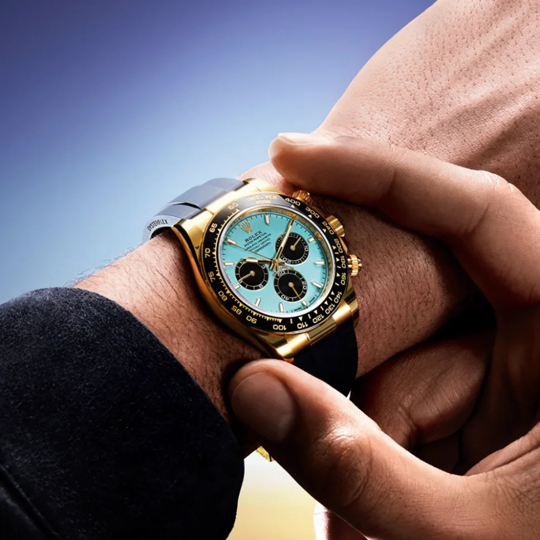 R. Gold Cosmograph Daytona Tiffany Dial